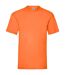 Mens valueweight t-shirt orange Fruit of the Loom