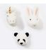 Peluche trophée mini set de 3 petites têtes Lovely-3