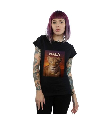 Disney - T-shirt THE LION KING MOVIE NALA POSTER - Femme (Noir) - UTBI25162