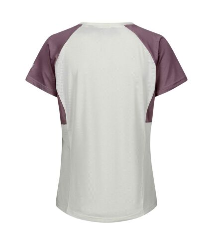 T-shirt emera femme blanc / lavande Regatta