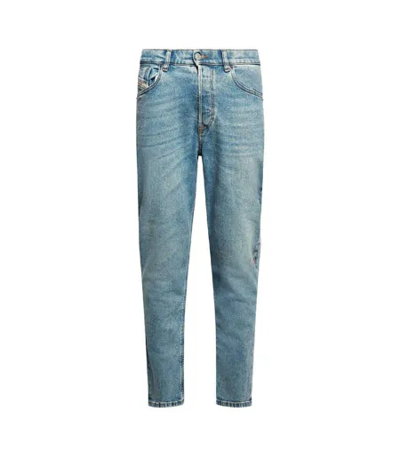 Mens 2005 D-fining Tapered Jeans Blue Grey Diesel