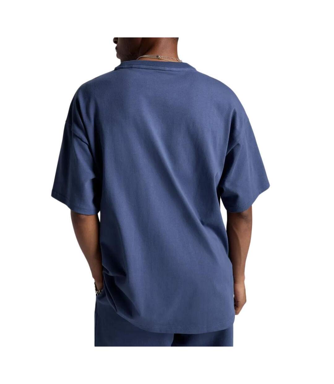 T-Shirt bleu mixte converse gold-2