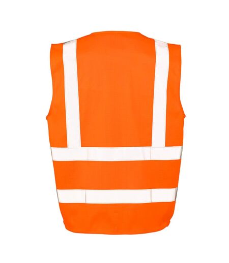 Gilet haute visibilité executive adulte orange fluo SAFE-GUARD by Result