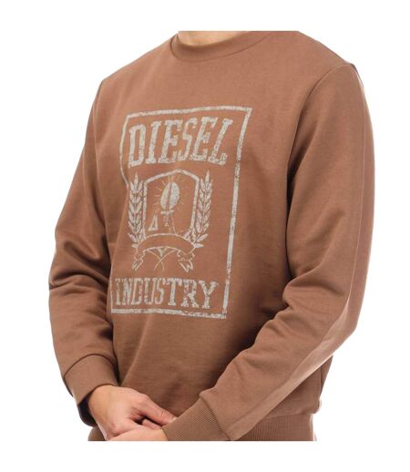 Mens S-gir 11-6 Sweatshirt Brown Diesel