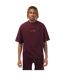 Mens Signature Logo Oversized T-shirt Purple Hype-2