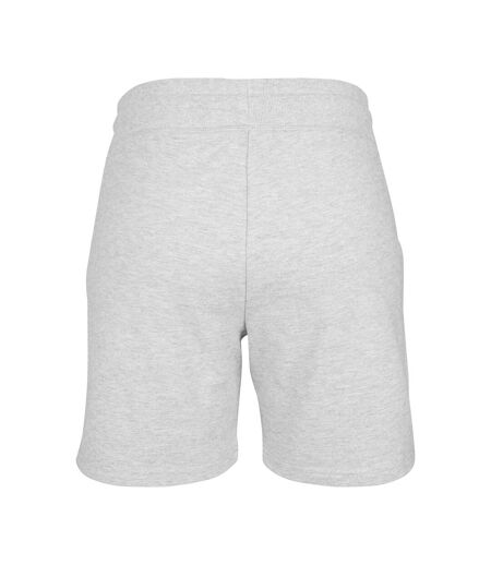 Womens/ladies Terry Heather Shorts Grey Build Your Brand