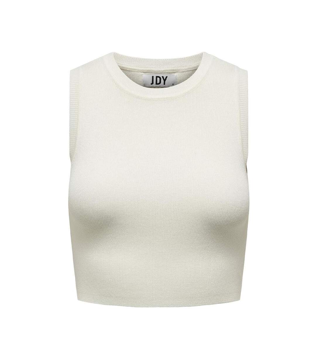 Crop Top Écru Femme Jdy Cirkeline - M-1