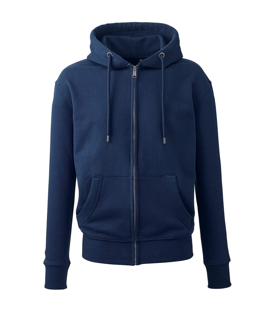 Anthem Mens Organic Full Zip Hoodie (Navy) - UTPC4318