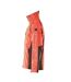 Mens Accelerate Safe Soft Shell Jacket Hi Vis Red Dark Anthracite Mascot-3