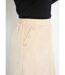 Jupe droite courte velours milleraies-5
