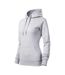 Sweat À Capuche Cape Femme Gris Clair Malfini-3