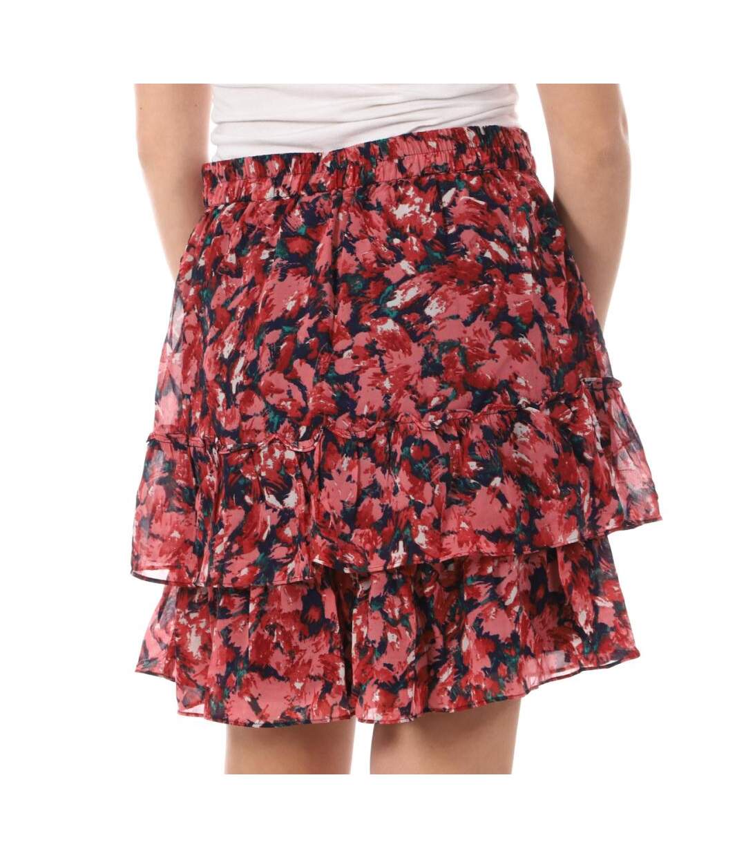 Jupe Rose à Fleurs Vero Moda Holly - L