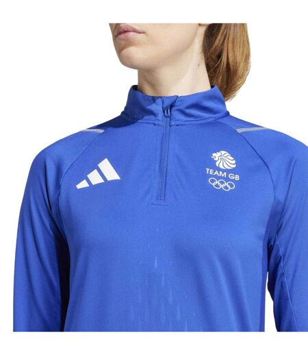 Haut De Survêtement Team Gb Femme Bleu Vif Adidas