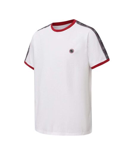 T-shirt Motif/style Cachemire Homme Blanc Rouge Pretty Green
