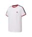 T-shirt Motif/style Cachemire Homme Blanc Rouge Pretty Green-3