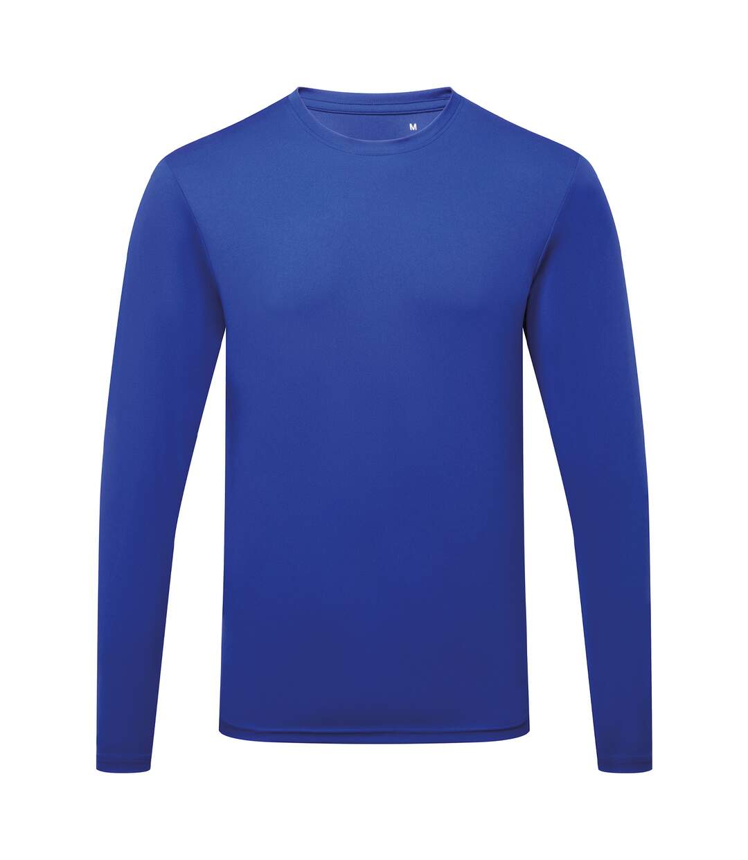 Mens Long Sleeve Performance T-shirt Royal Blue TriDri-1