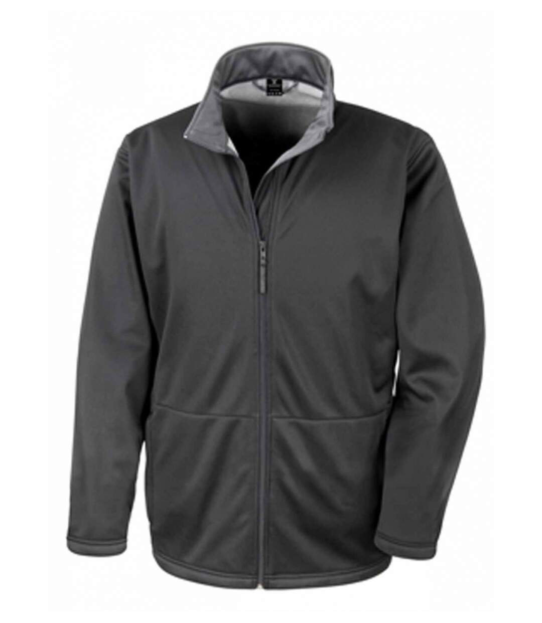 Veste softshell HOMME doublée micropolaire R209M - noir