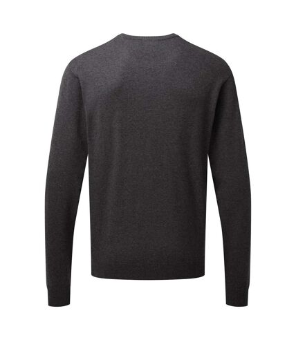 Premier Mens Knitted Cotton Crew Neck Sweatshirt () - UTRW9451