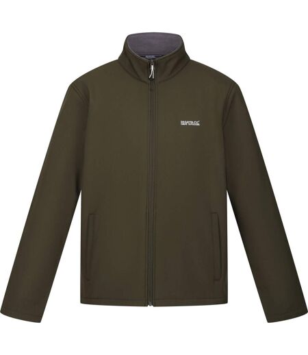 Mens Cera V Wind Resistant Soft Shell Jacket Dark Khaki Regatta