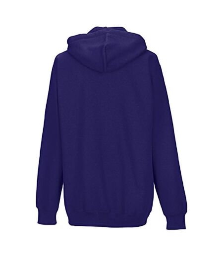 Russell Colour Mens Hooded Sweatshirt / Hoodie (Purple)