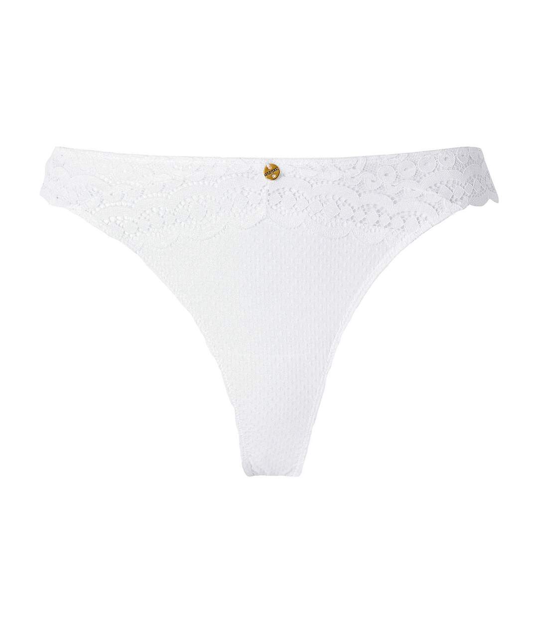 Tanga blanc Sandra-1