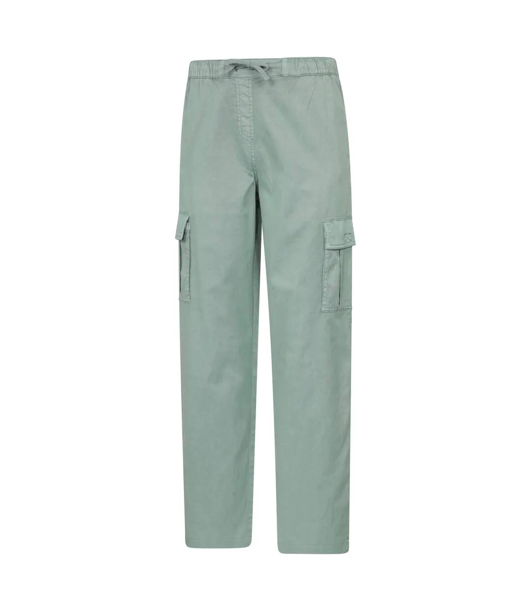 Womens/ladies Ivy Cargo Trousers Light Khaki Mountain Warehouse-3