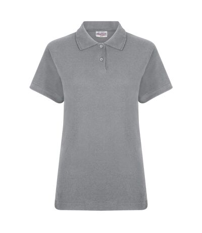Polo Elegant Femme Gris Chiné Absolute Apparel