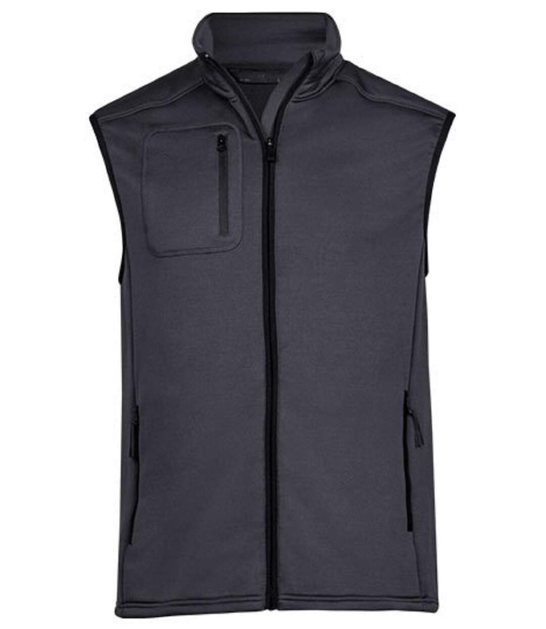 Gilet bodywarmer polaire extensible - Homme - 9104 - gris foncé-2