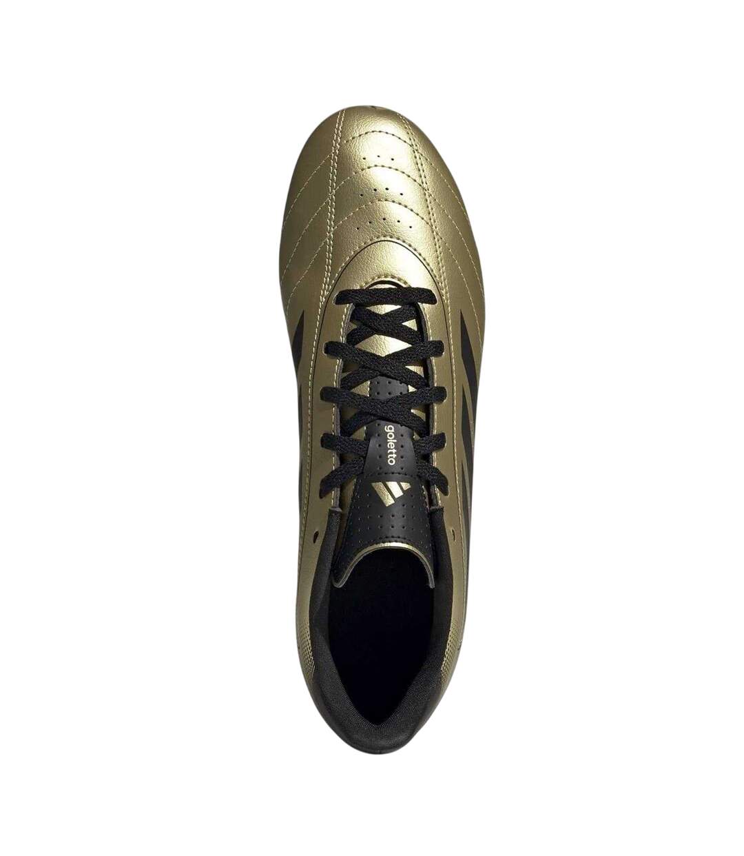 Chaussures De Foot Pour Terrain Ferme Coupe Régulière Goletto Homme Jaune Or Noir Adidas-4