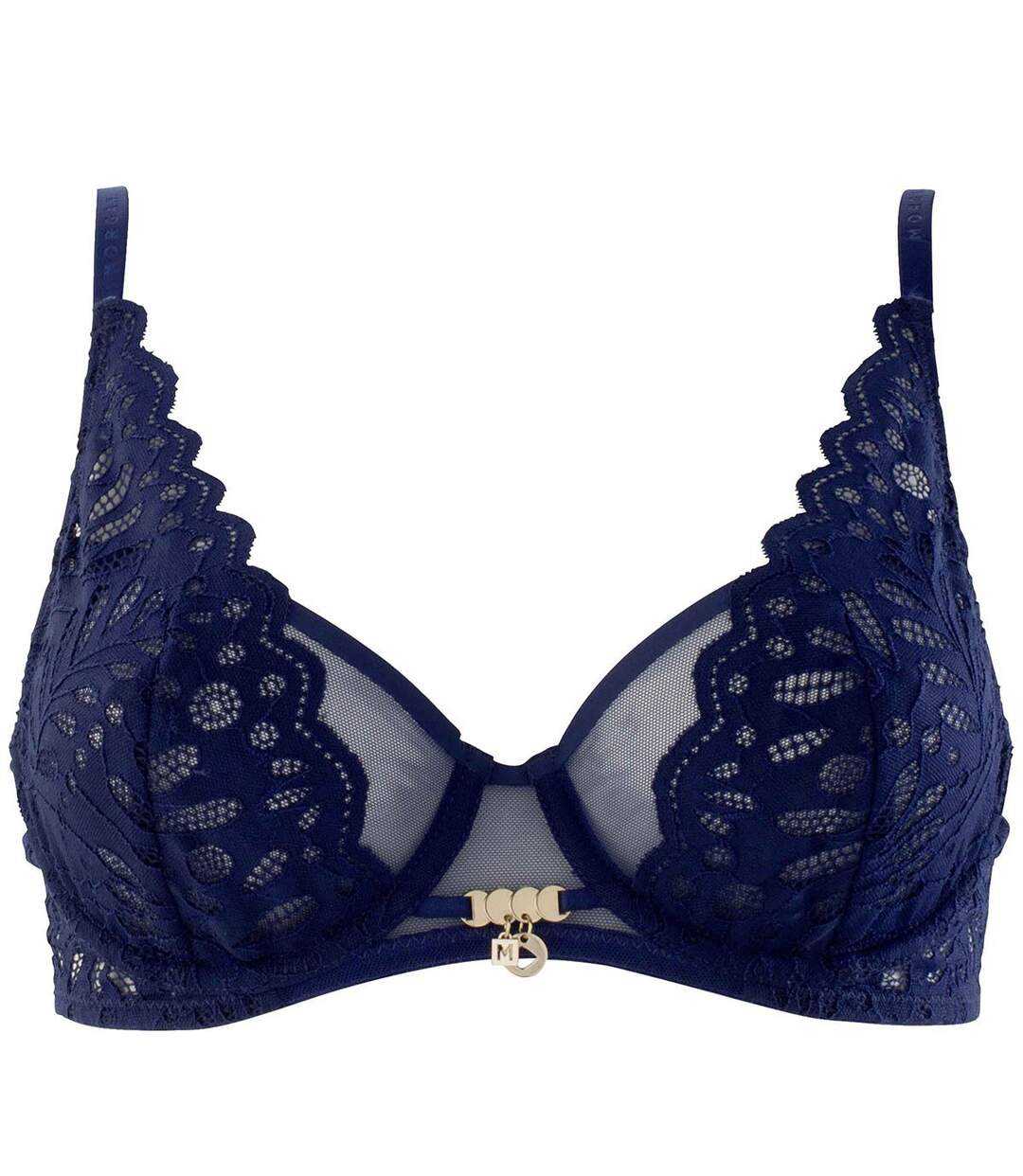 Soutien-gorge armature bleu marine Amélie