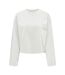 T-Shirt manches longues blanc femme jdy washed-1