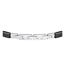 Mens Polished Metal Two Tone Bracelet One Size Silver Black Maserati-3