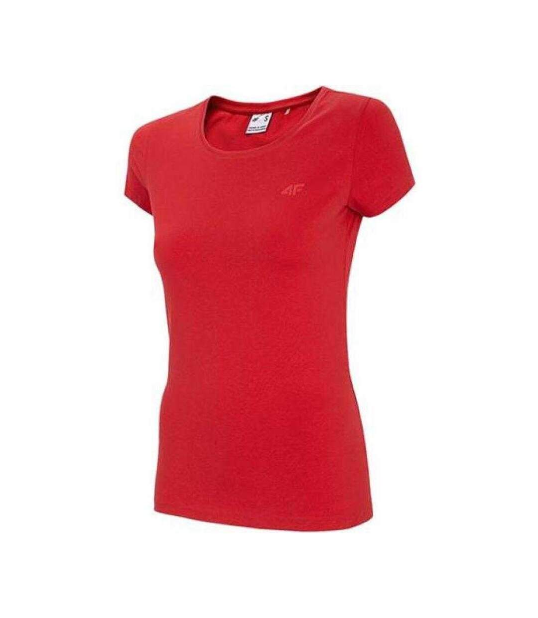 Womens/ladies T-shirt Red 4F-2