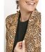Veste imprimé arty, col tailleur-4