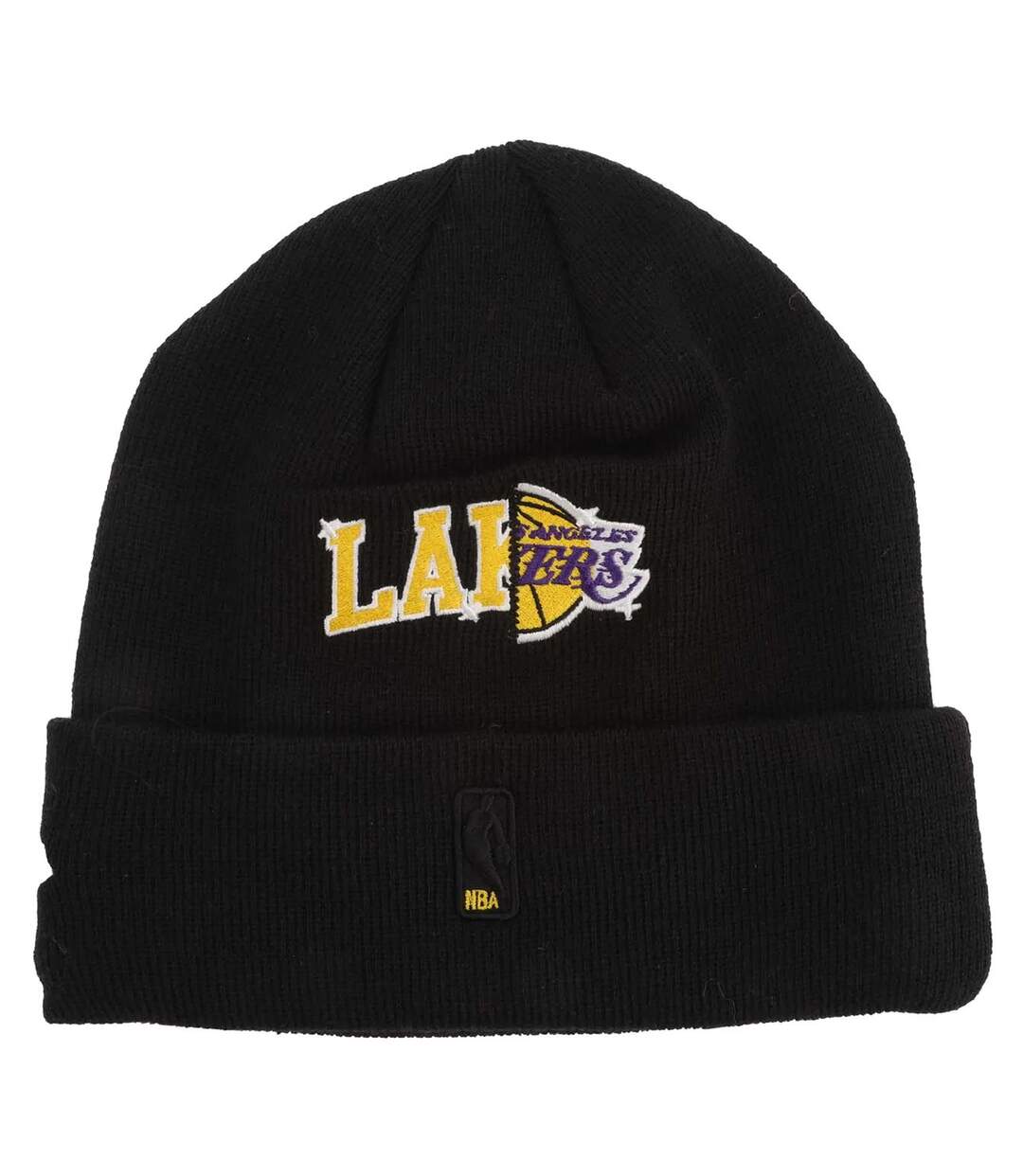 La Lakers Multi Patch Beanie Black New Era-2