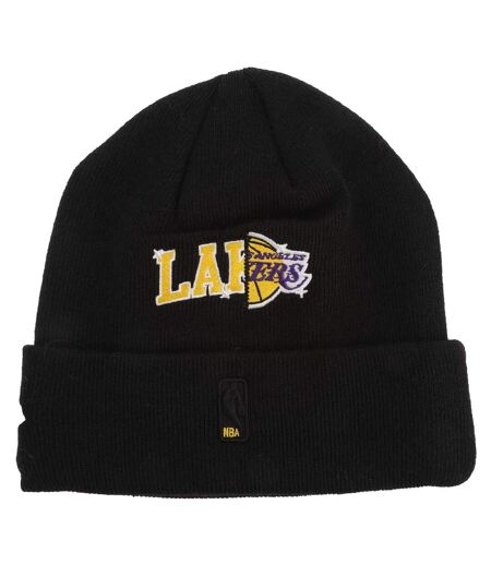 La Lakers Multi Patch Beanie Black New Era
