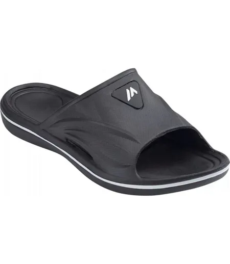 Claquettes Awerten Homme Noir Blanc Martes