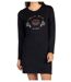 Pyjama COTON MELISSA BROWN SACRE LIQUETTE NOIR-1