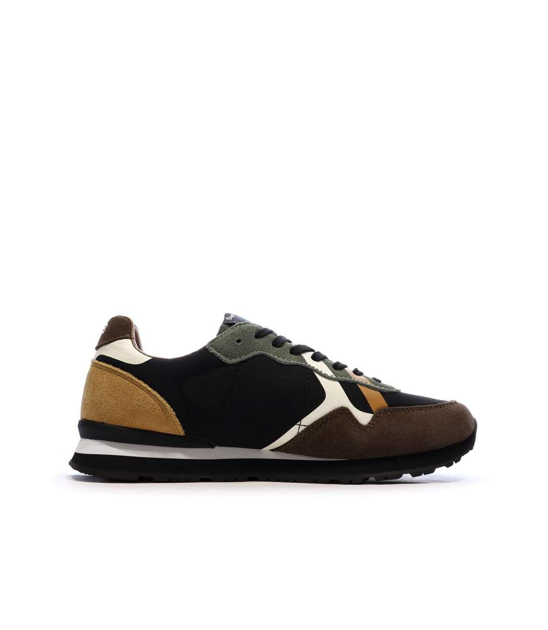 Baskets marrons homme pepe jeans brit prints-2
