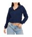 Veste À Capuche Femme Bleu Marine Brave Soul-2