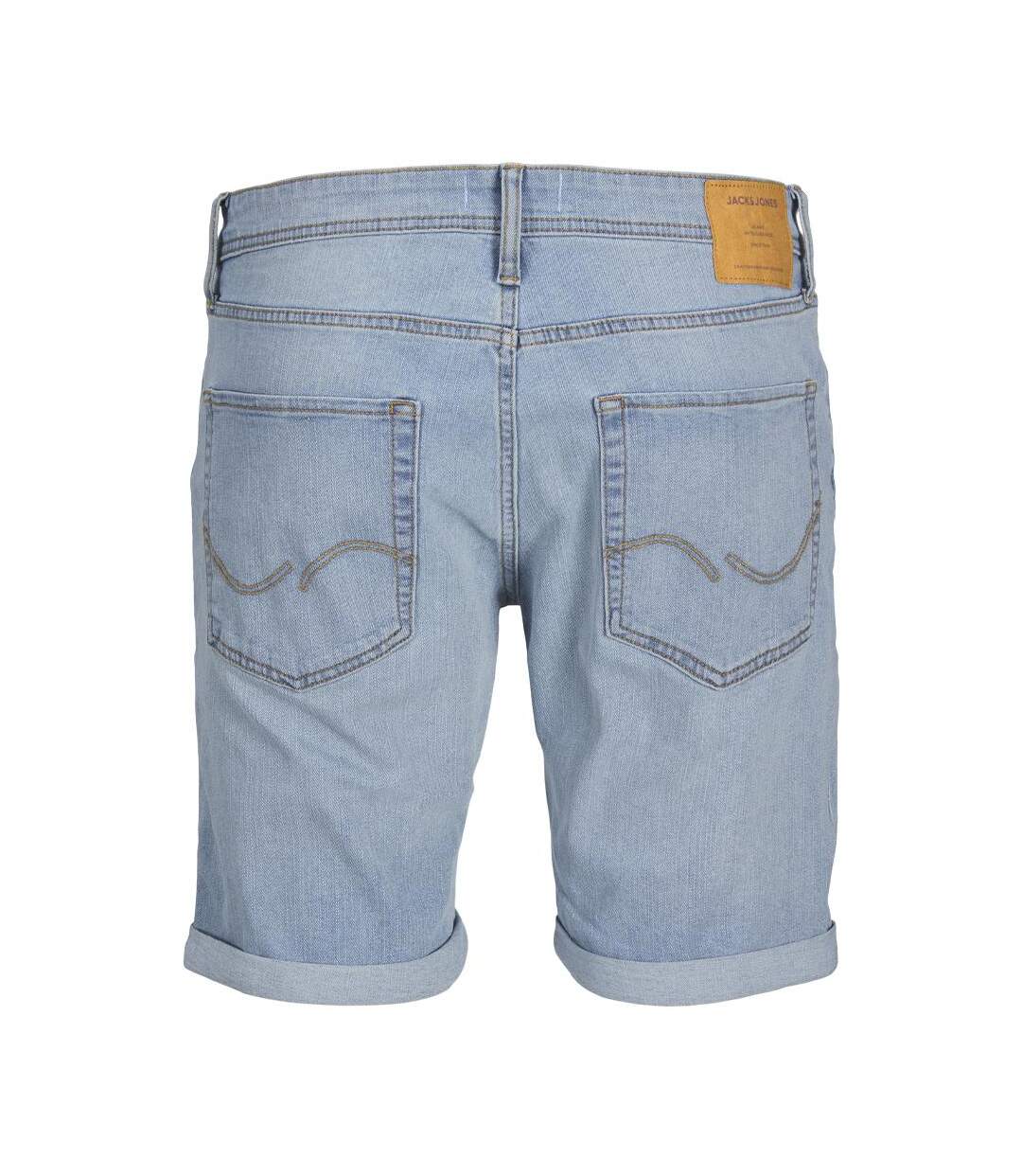 Short en jean bleu homme jack & jones original 437 - l-2