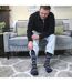 12 Pack Mens Non Elastic Striped Soft Breathable Bamboo Socks-4