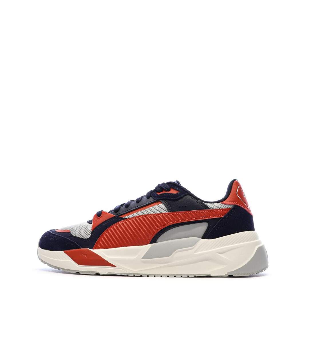 Baskets noire/rouges/grises homme puma trinity-1