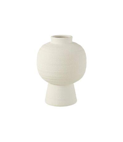 Vase Lanterne Déco Russel 33cm Blanc