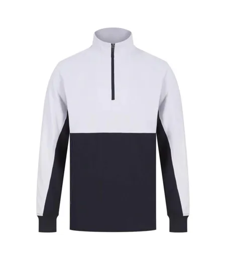 Haut De Survêtement Homme Bleu Marine Blanc Finden & Hales