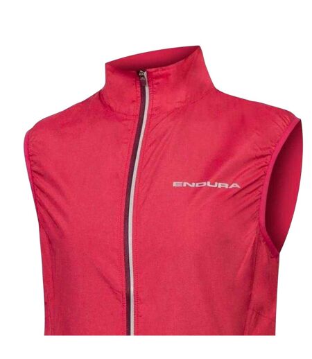 Veste Sans Manches Motif/style Logo Femme Rouge Rose Endura