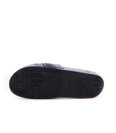 Claquettes noires femme tommy hilfiger hilfiger poolside - 36