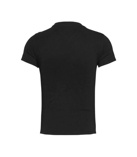 T-shirt noir femme tommy hilfiger essential - l