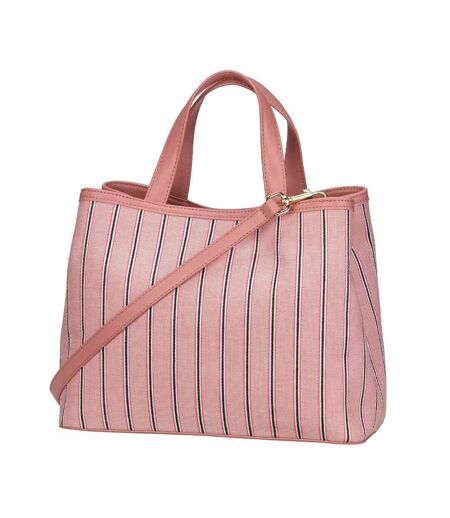 Sac à main imprimé rayé Rose TOMMY HILFIGER Spring Chic Satch - Taille unique