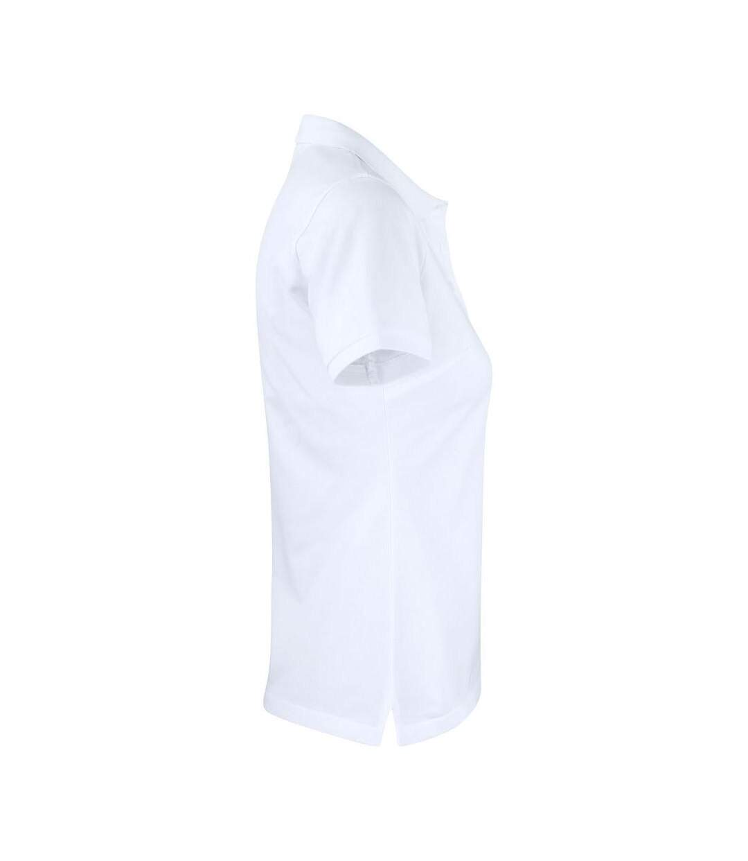 Womens/ladies Sunset Polo Shirt White James Harvest-4